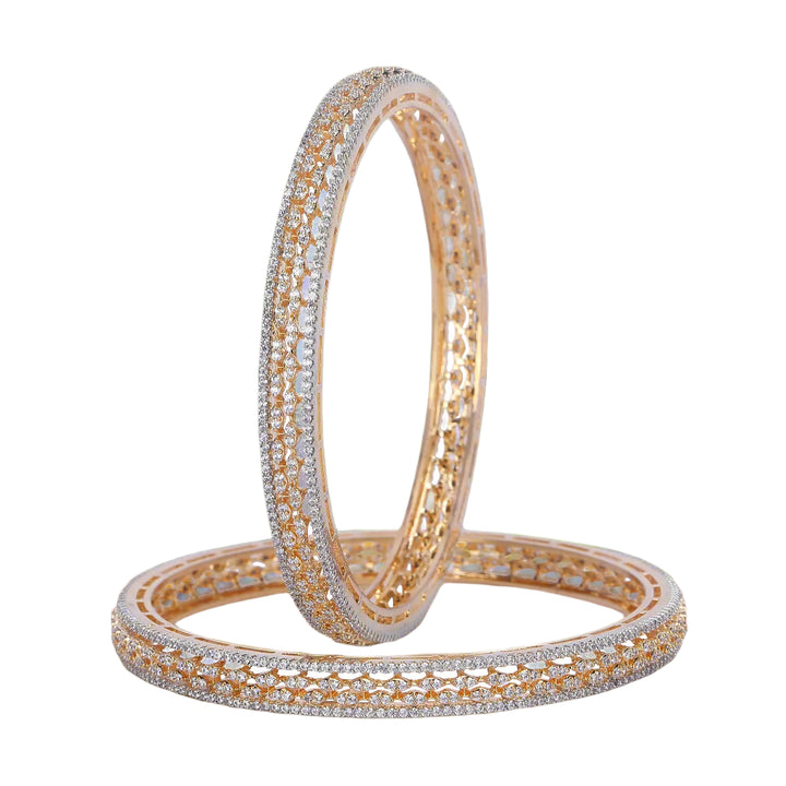 22k Gold Plated Ziya Mesh Bangle