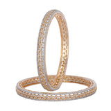 22k Gold Plated Ziya Mesh Bangle