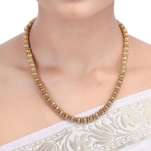 SHARVI   gold plated necklace set