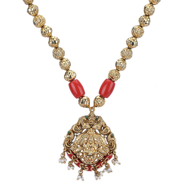 Chaav Simanshi Gold Plated  Necklace