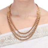 ANISHA   gold plated necklace set