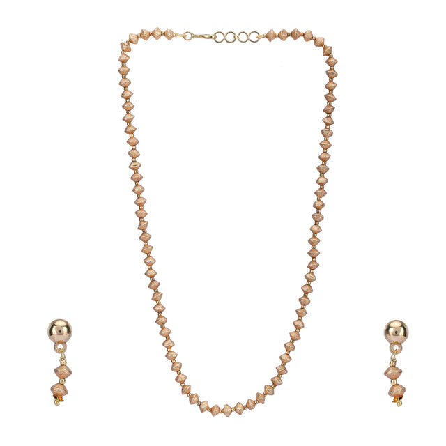 Chaav Anushka Gold Plated Necklace Set