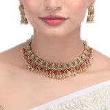 gold plated TEMPLE  necklace set