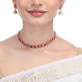DIKSHVI  gold plated necklace set