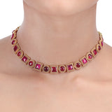 DIKSHVI  gold plated necklace set