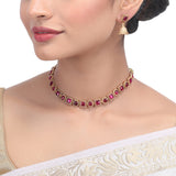 DIKSHVI  gold plated necklace set