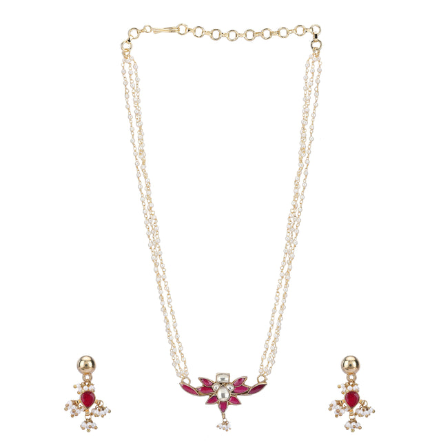 Chaav Reema Kundan Necklace Set