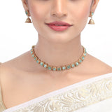 RIYA   gold plated necklace set