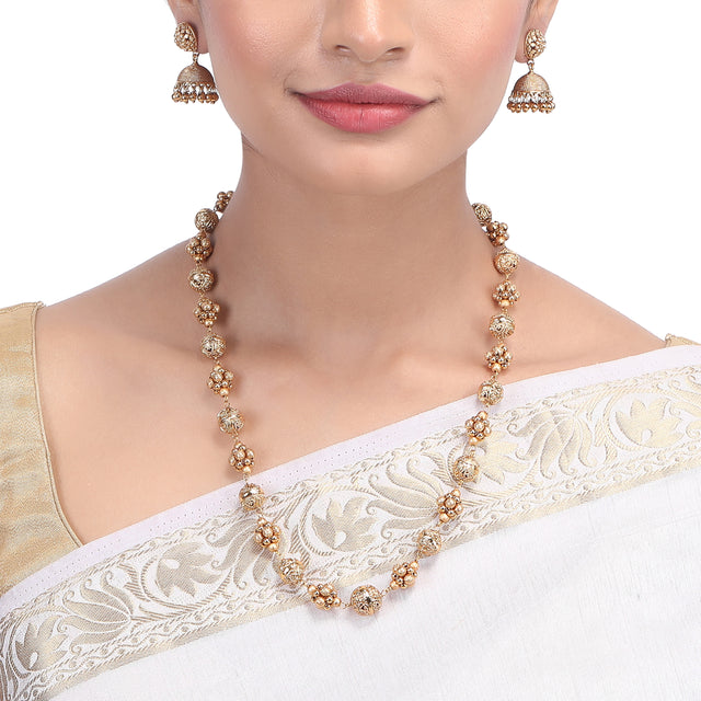 AARIKA   gold plated necklace set