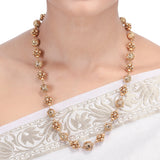 AARIKA   gold plated necklace set