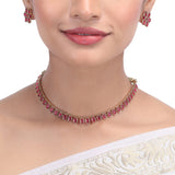 AMAYA gold plated necklace set