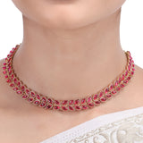 VIHA   gold plated necklace set