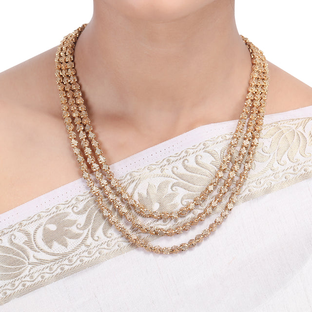 ANJALI  gold plated necklace set