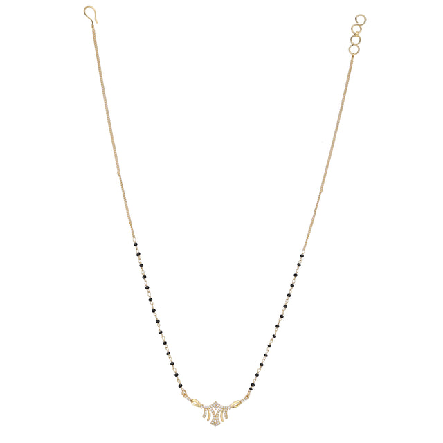 Suhag Pendant Zircon Mangalsutra Necklace