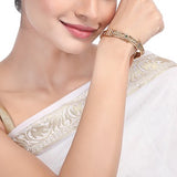 MANWI  GOLD PLATED BANGLE