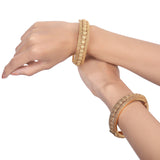 AVNI  GOLD PLATED BANGLE