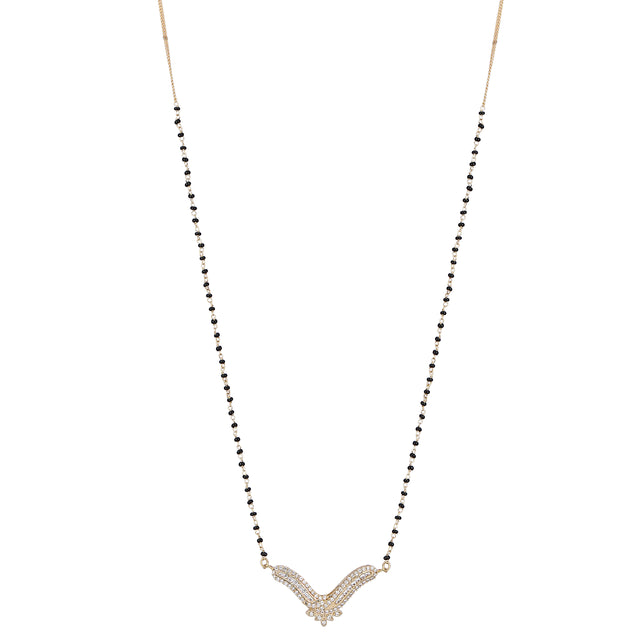 Suhag Nitara Zircon Mangalsutra Necklace