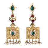 PITARA AYRAKHTI KUNDAN EARRING