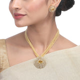 Karuna Naatika Zircon Pendant Set