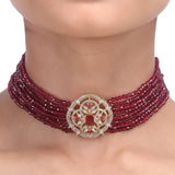 Karuna Nabaneeta Zircon Choker  Set