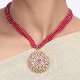 Karuna Waratha Zircon Pendant  Set
