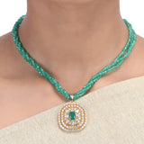 Karuna Nabanipa Zircon Pendant Set