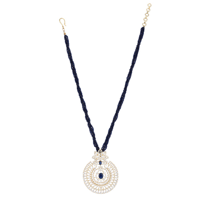 Advika Amaranta Zircon Pendant Set