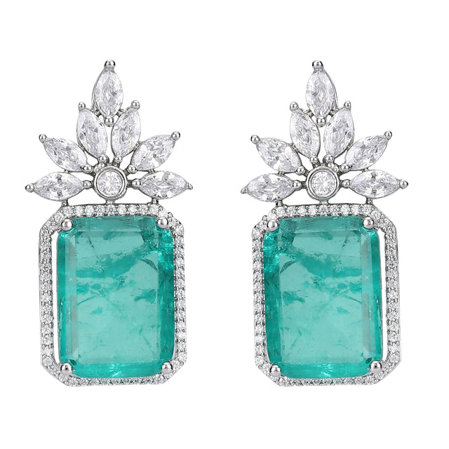 Advika Sasha Zircon Pendant Set