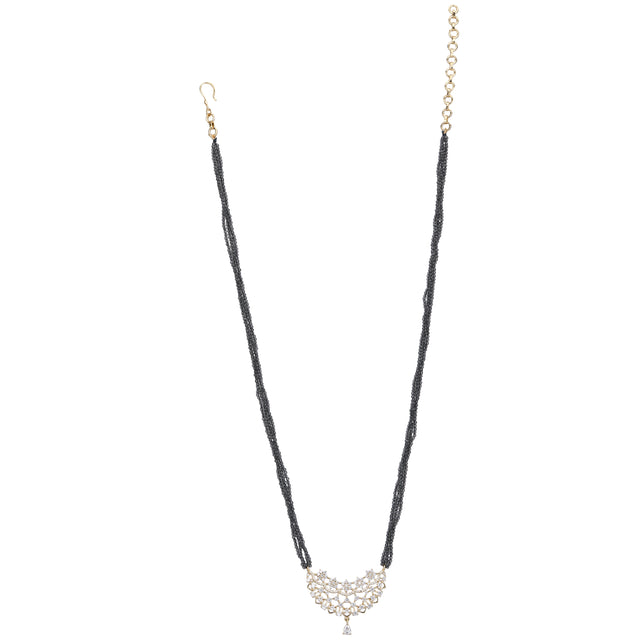 Advika Fiery Zircon Pendant Set