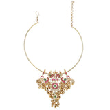 PITARA PEAFOWL KUNDAN NECKLACE