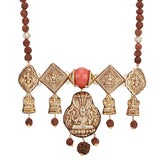 PITARA HIRANMAYI TEMPLE NECKLACE SET