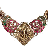 PITARA SUMUKHA KUNDAN  TEMPAL NECKLACE