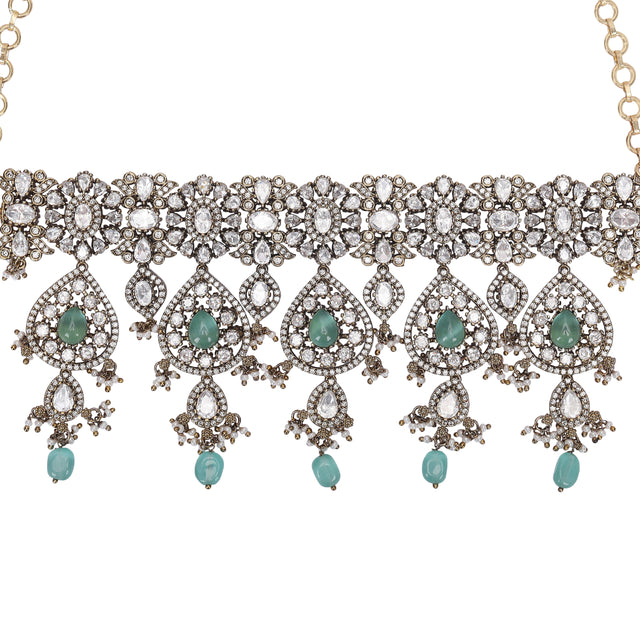 Aafreen Antique Necklace Set