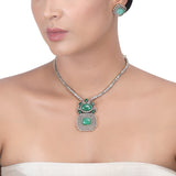 Aafreen Zaneta Pendant Set