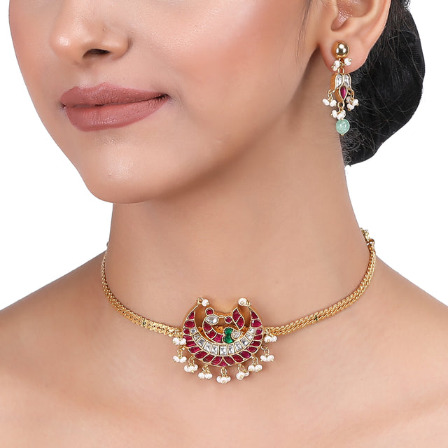 Chaav Kundan Choker Set