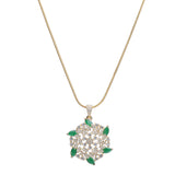 22k Gold Plated Aamita Pendant Set