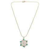 22k Gold Plated Aamita Pendant Set