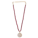 22k Gold Plated Aarsdhaya Pendant Set