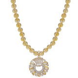 Karuna Nalahini Zircon Pendant Set