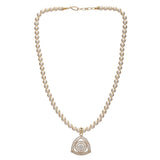 Karuna Wishal Zircon Pendant Set