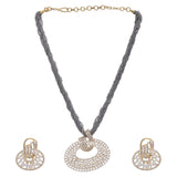 Karuna Nageswari Zircon Pendant  Set