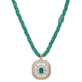 Karuna Nabanipa Zircon Pendant Set