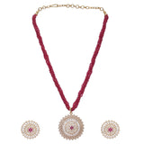 Karuna Waratha Zircon Pendant  Set