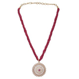 Karuna Waratha Zircon Pendant  Set