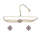 Karuna Wishmaki Zircon Choker   Set