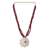 Karuna Nami Zircon Pendant  Set