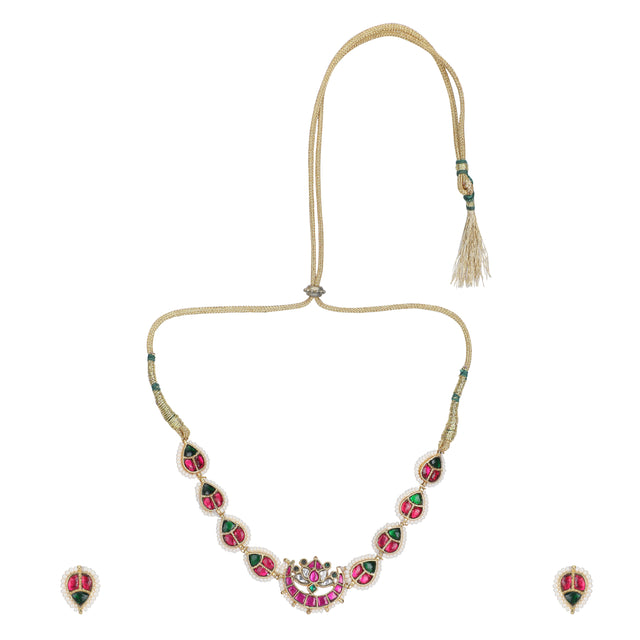 22k Gold Plated Ishita Necklace Set