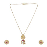 22k Gold Plated Janya Necklace Set