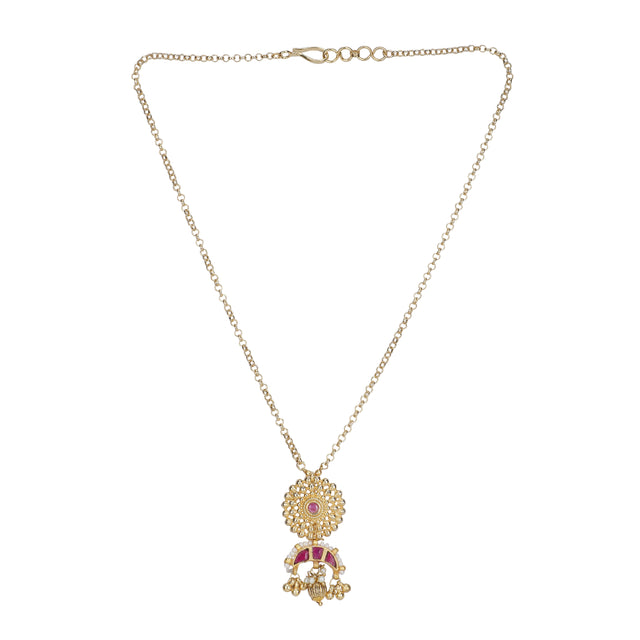 22k Gold Plated Janya Necklace Set