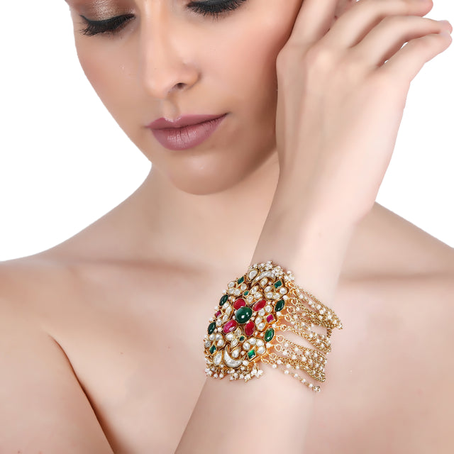 Megha Collection Ketaki Kundan Bracelet